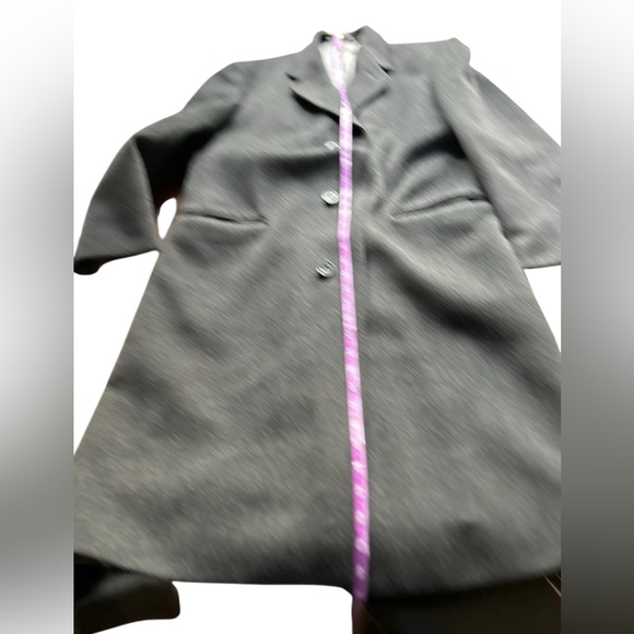 Austin Arnold Men's Charcoal Gray Wool Blend Overcoat L Formal Winter vintage - Picture 6 of 15